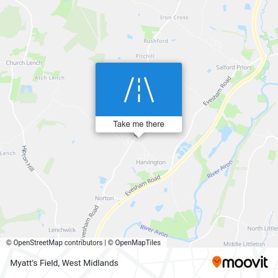 Myatt's Field map