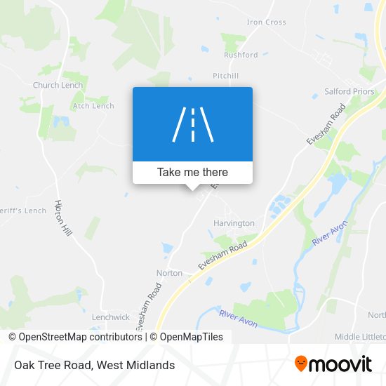 Oak Tree Road map