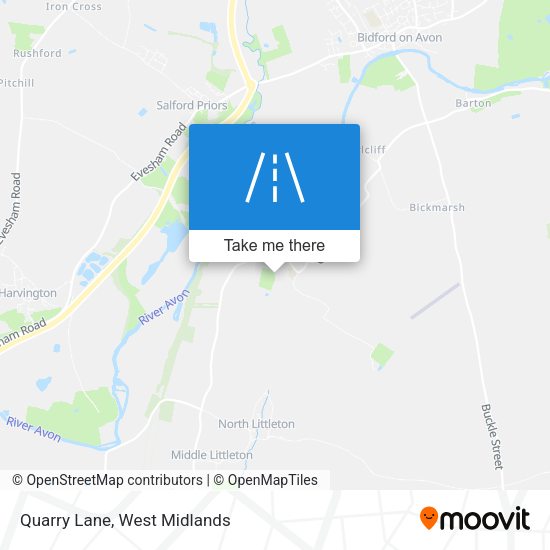 Quarry Lane map