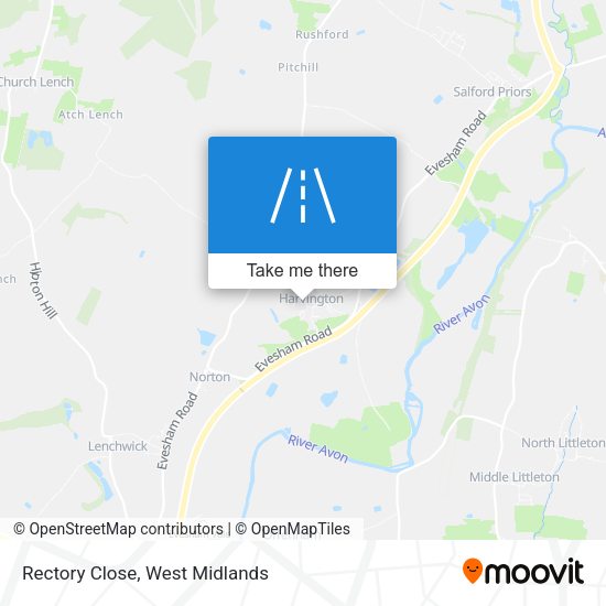 Rectory Close map