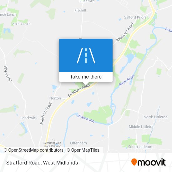 Stratford Road map