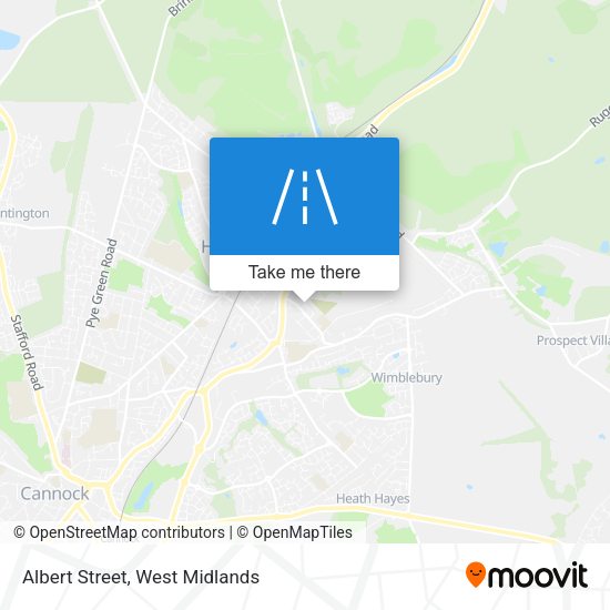 Albert Street map