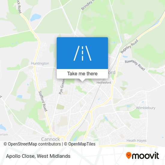 Apollo Close map