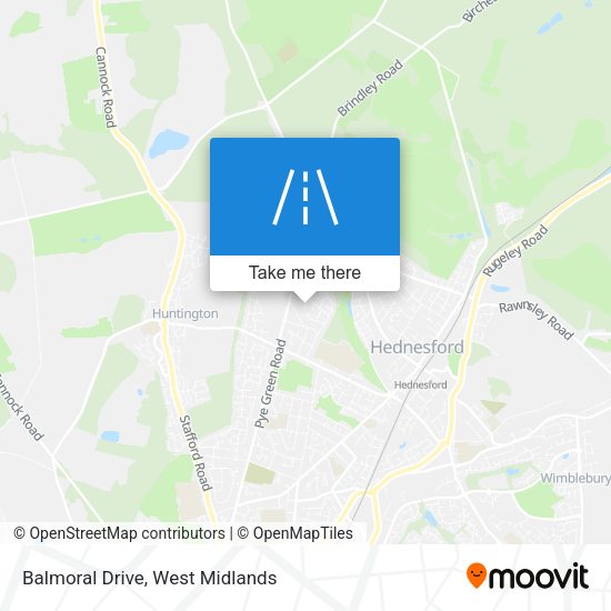Balmoral Drive map