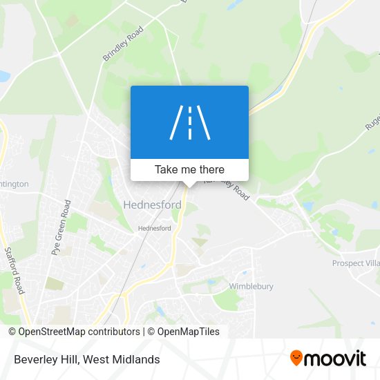 Beverley Hill map