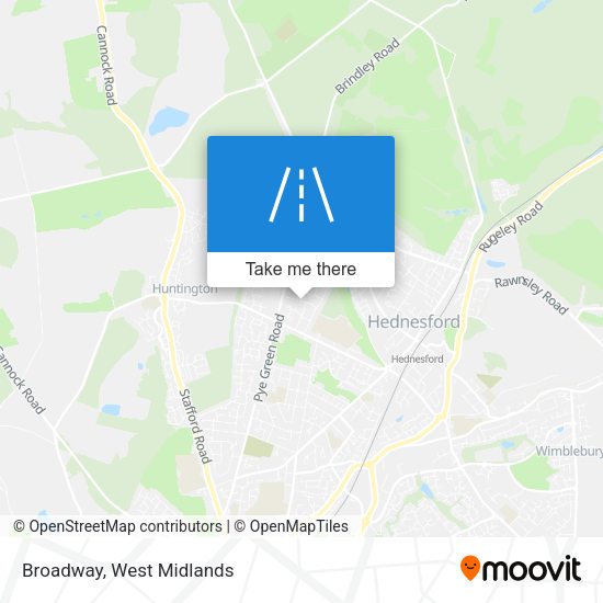 Broadway map
