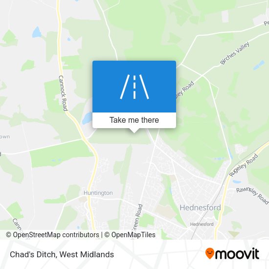 Chad's Ditch map