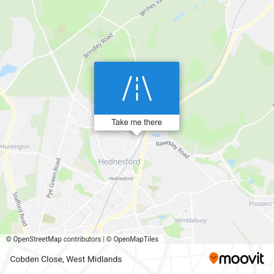 Cobden Close map