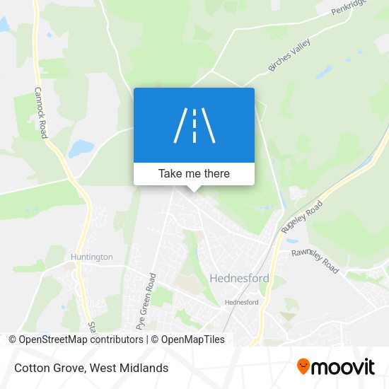 Cotton Grove map