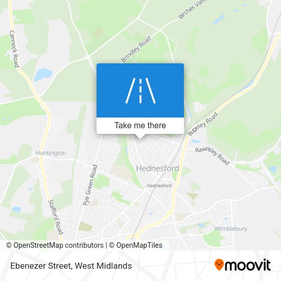 Ebenezer Street map