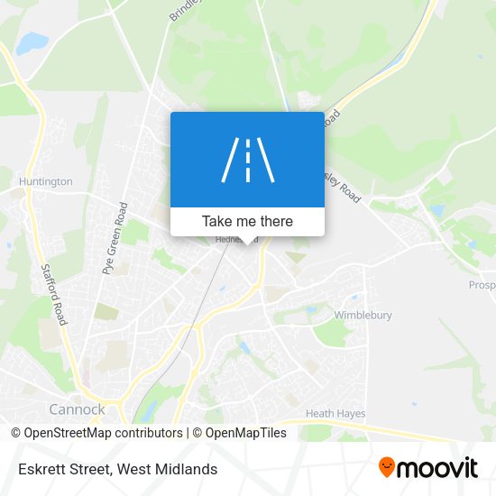 Eskrett Street map