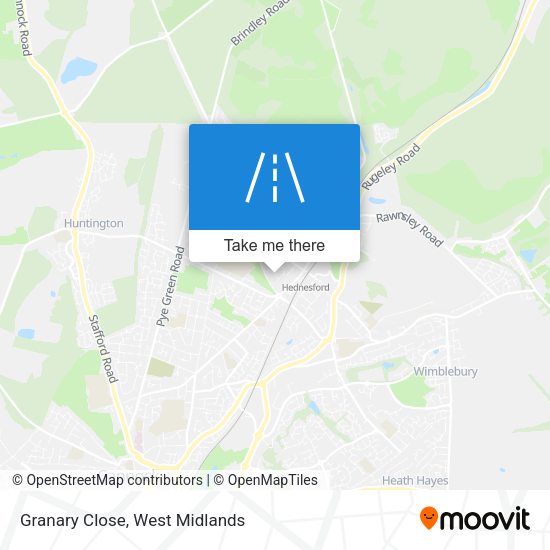 Granary Close map