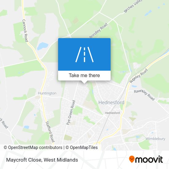 Maycroft Close map