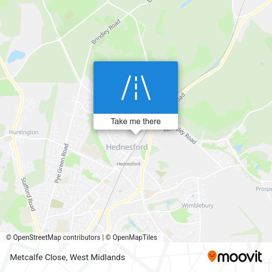 Metcalfe Close map
