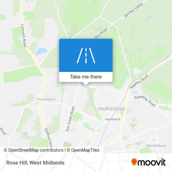 Rose Hill map