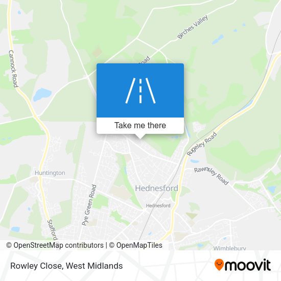 Rowley Close map