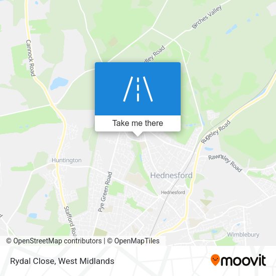Rydal Close map