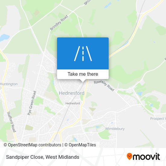 Sandpiper Close map