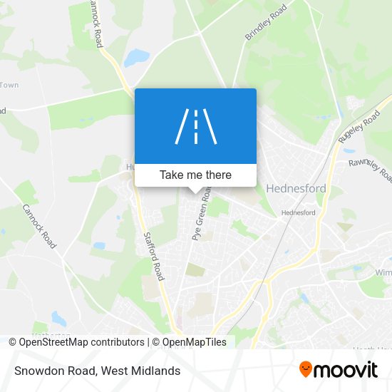 Snowdon Road map