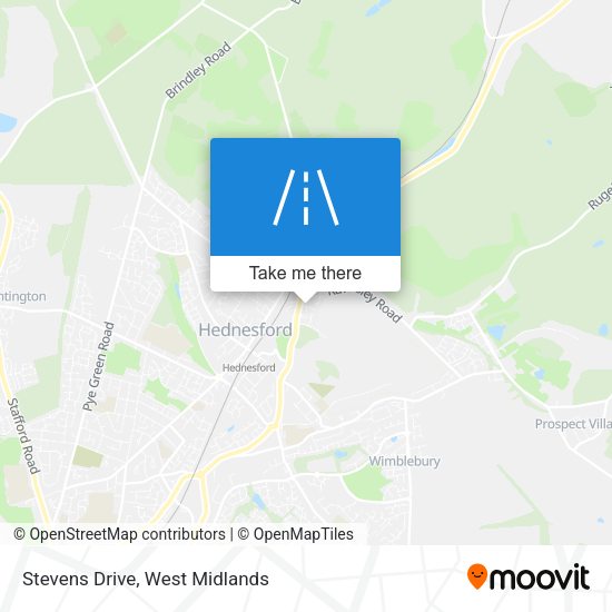 Stevens Drive map