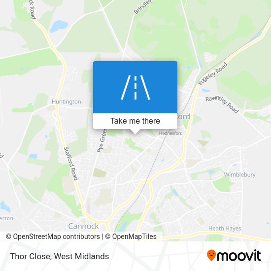 Thor Close map