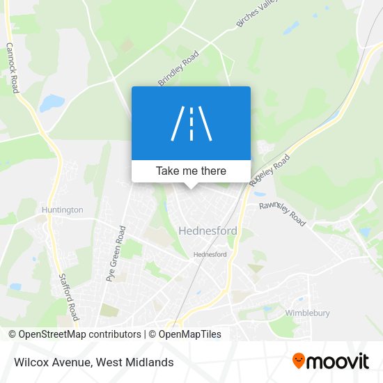 Wilcox Avenue map