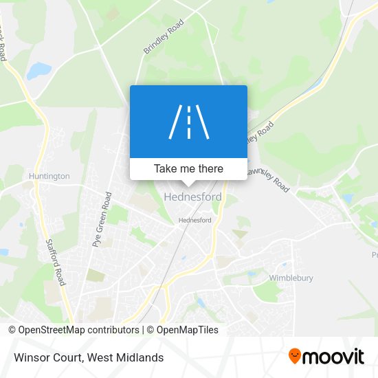 Winsor Court map