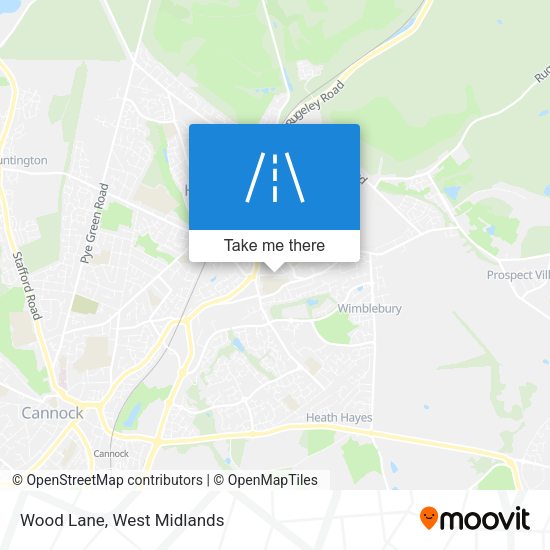 Wood Lane map