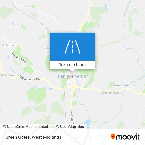 Green Gates map
