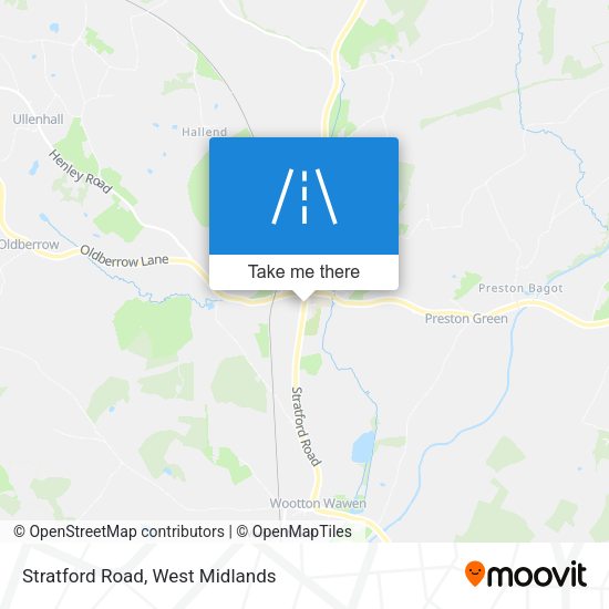Stratford Road map