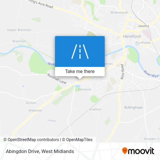 Abingdon Drive map