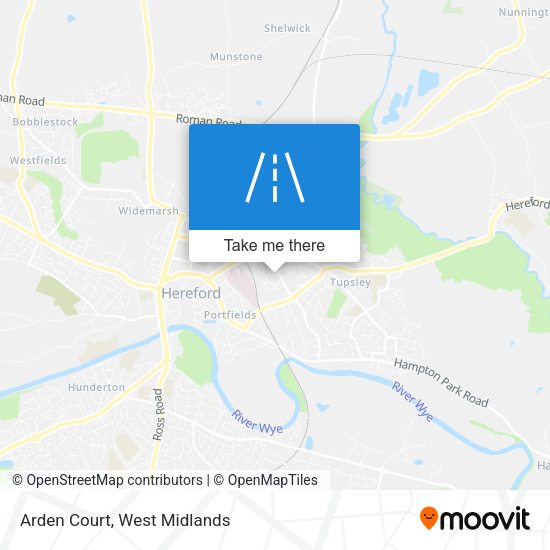 Arden Court map