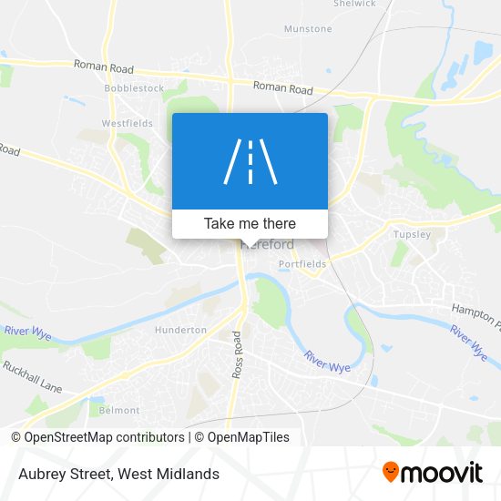 Aubrey Street map