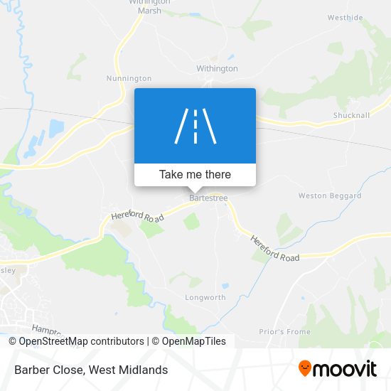 Barber Close map