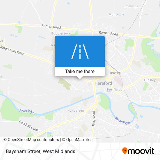 Baysham Street map