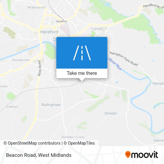 Beacon Road map