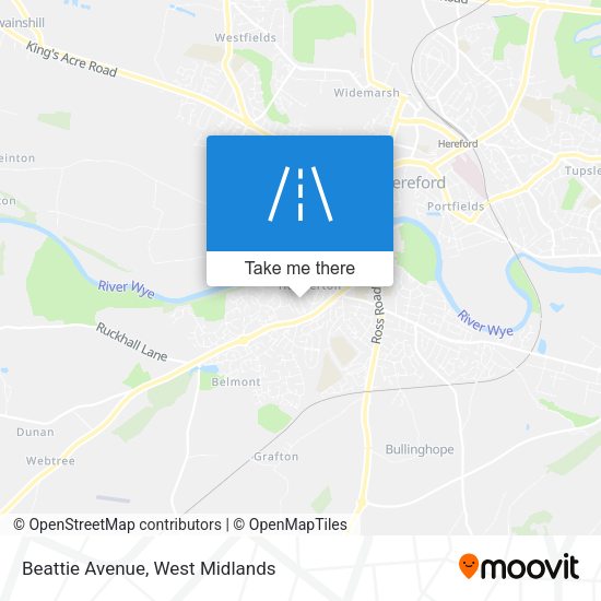 Beattie Avenue map