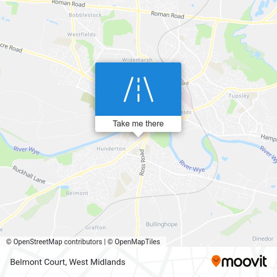 Belmont Court map