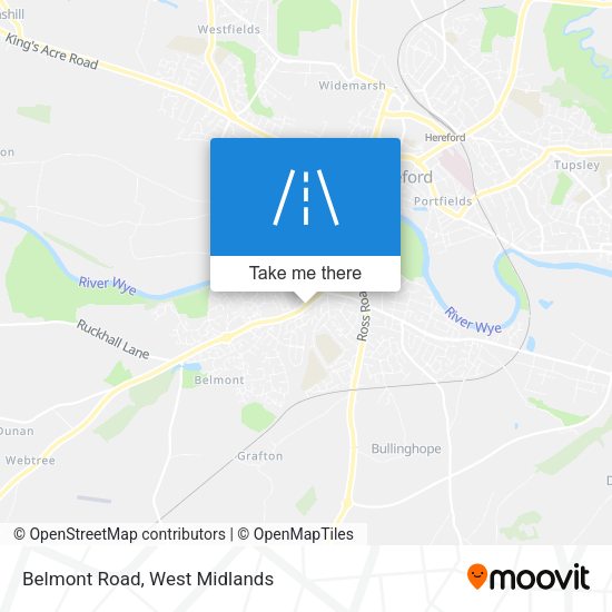 Belmont Road map