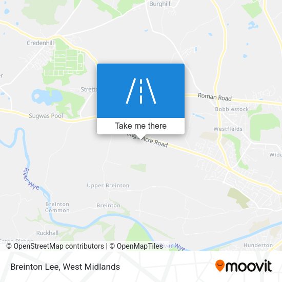 Breinton Lee map