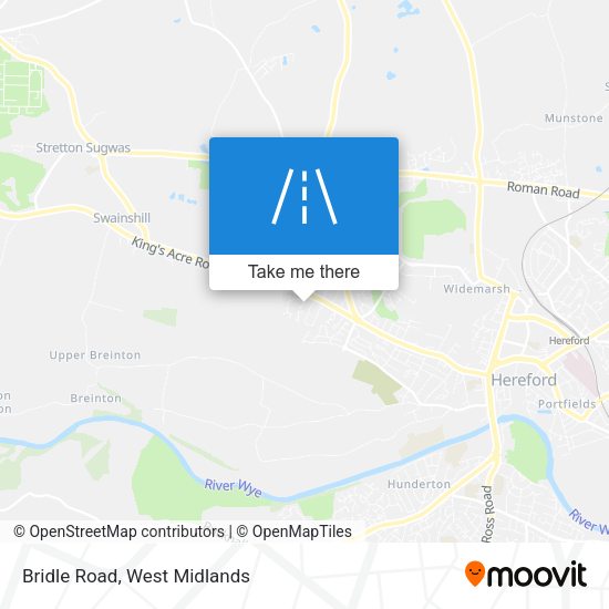 Bridle Road map