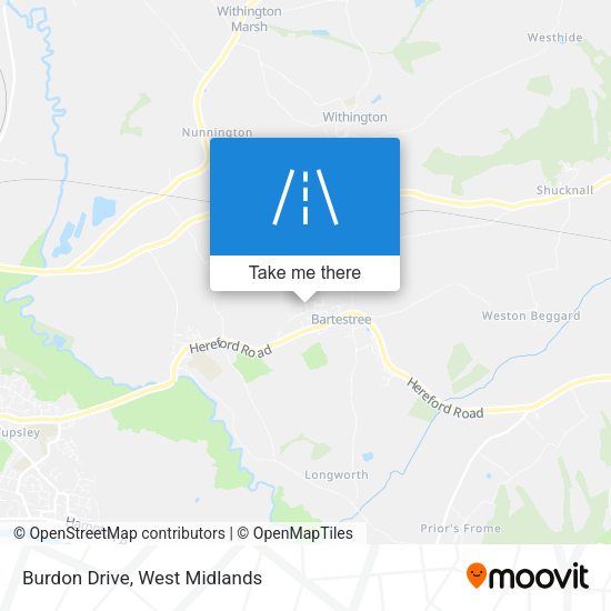 Burdon Drive map