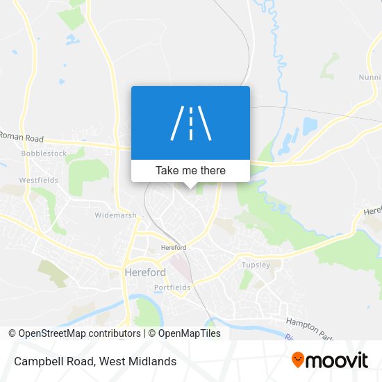 Campbell Road map