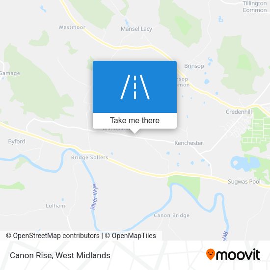 Canon Rise map