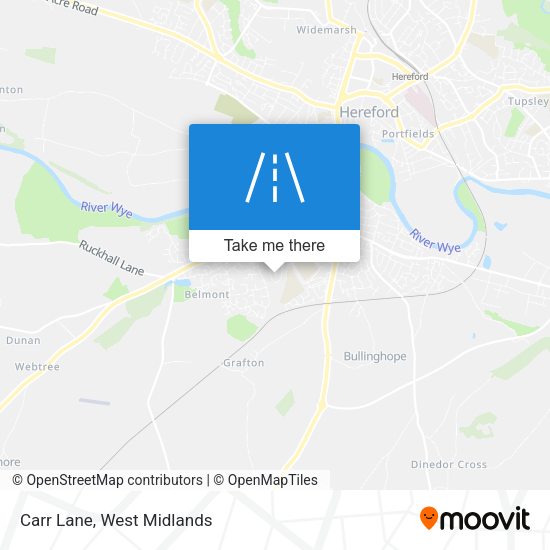 Carr Lane map