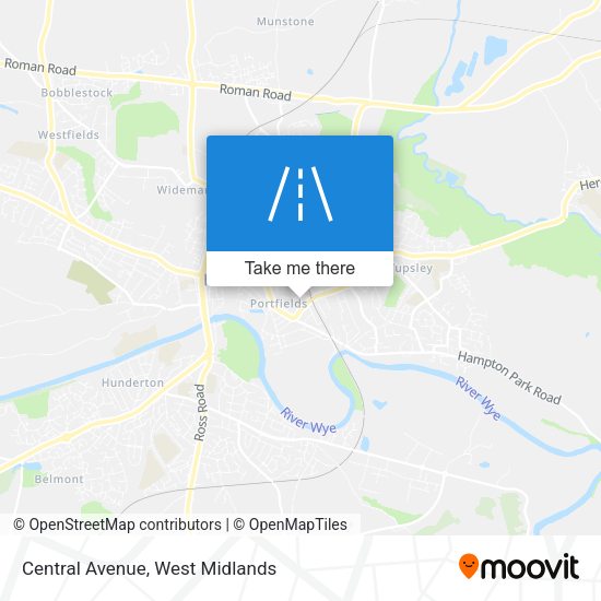 Central Avenue map