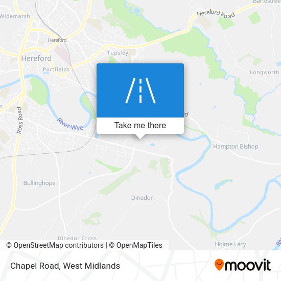 Chapel Road map