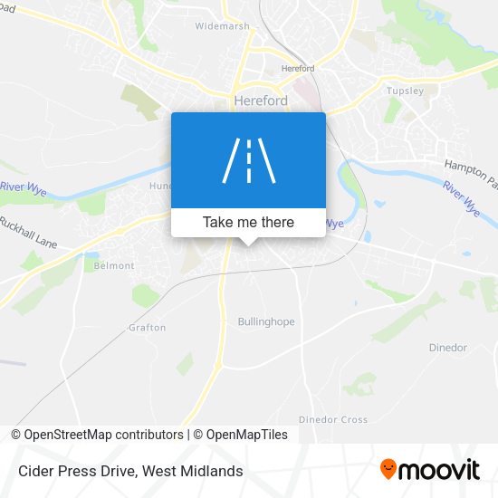 Cider Press Drive map