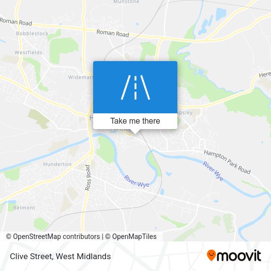 Clive Street map