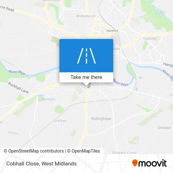 Cobhall Close map